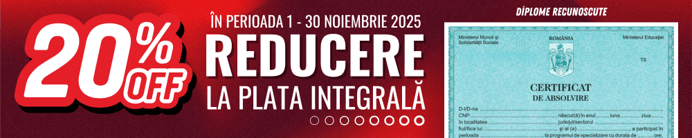 Banner Specializare Noiembrie 2025