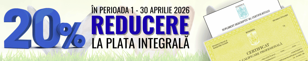 Banner Calificare APRILIE 2026