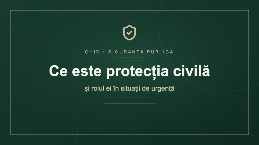 platforme de rezervari pentru pensiuni Ce este protecția civilă și rolul ei în situații de urgență