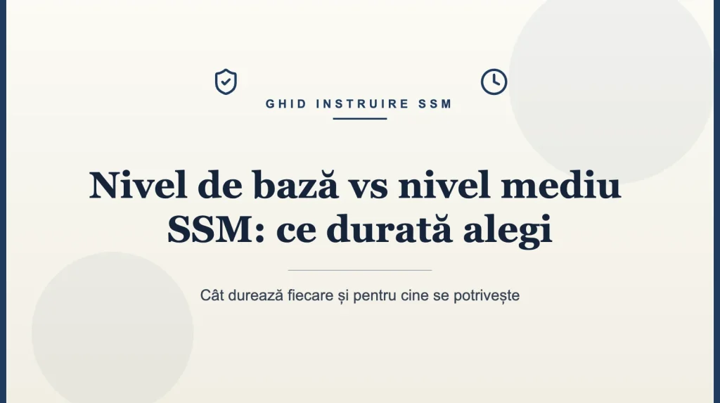 nivel de baza vs nivel mediu ssm Nivel de bază vs nivel mediu SSM: ce durată alegi