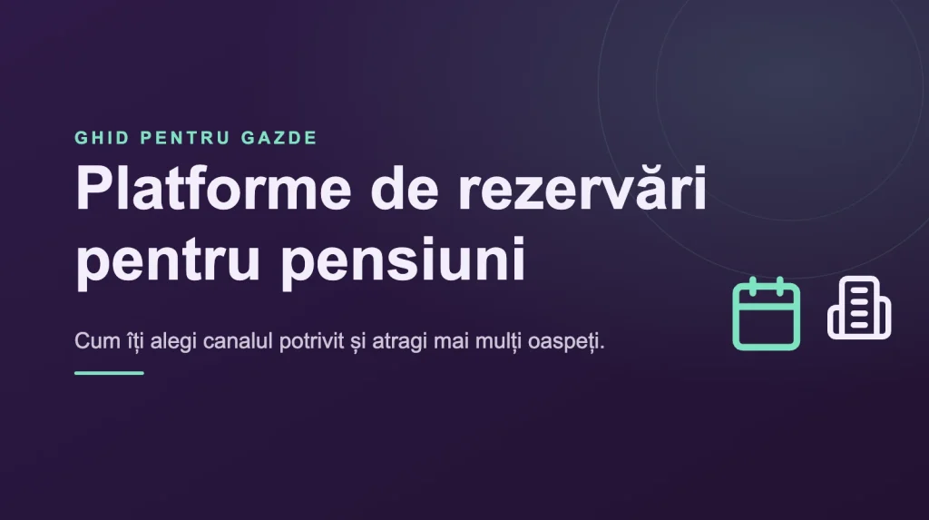 diploma recunoscuta national si international Platforme de rezervări pentru pensiuni: ghid pentru gazde